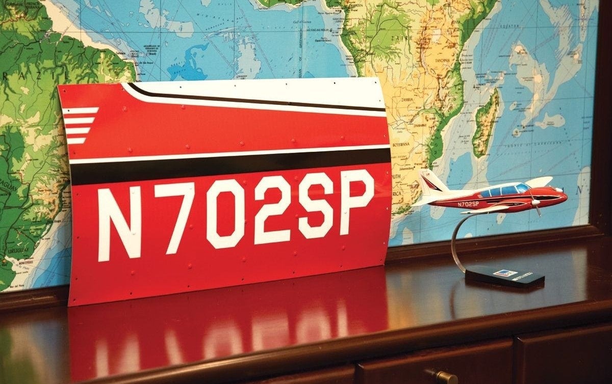 Custom Tail Number Replica Sign
