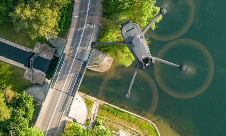 DJI Mavic 3M drone in flight