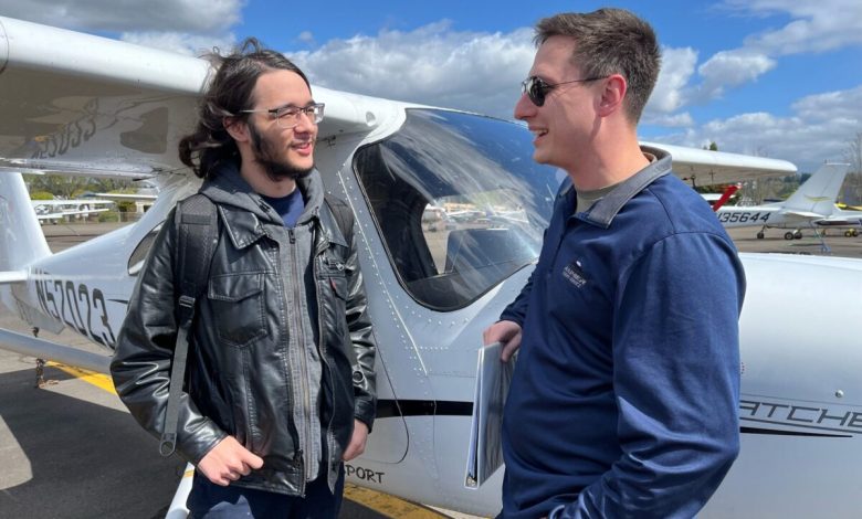A first flight can turn into pilot training.