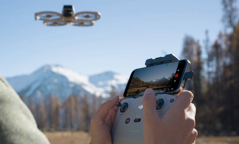 Controlling a drone in flight