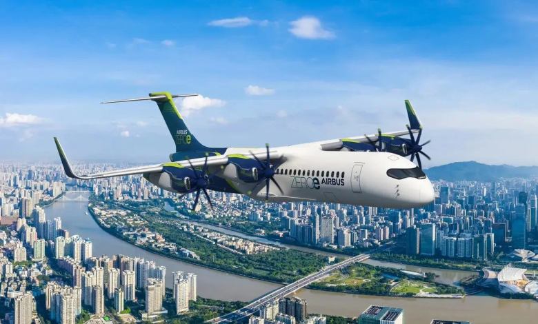 Airbus hydrogen ZeroE aircraft concept