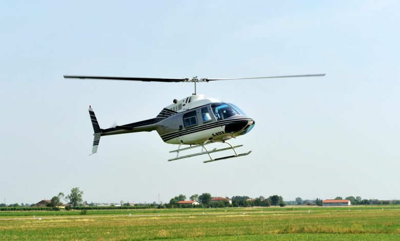 A Bell 206 helicopter