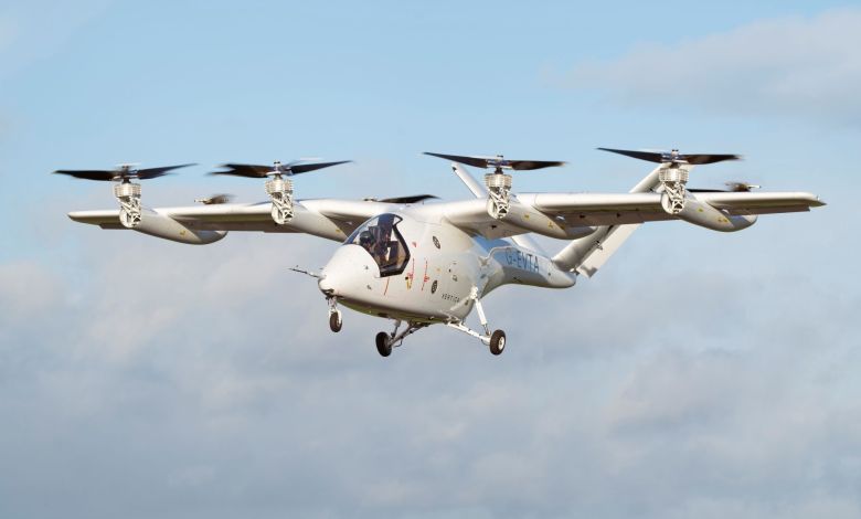 Vertical Aerospace VX4 eVTOL air taxi aircraft