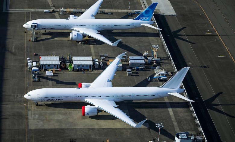 777X test aircraft
