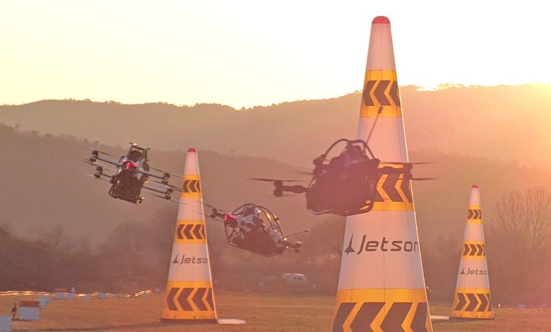 Jetson One eVTOL aircraft race