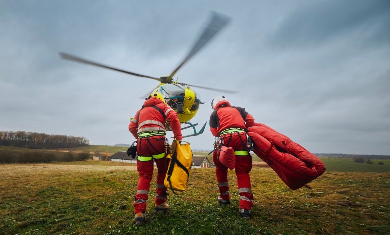 Medical response helicopter