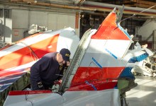 NTSB investigators inspect wreckage of CRJ-700
