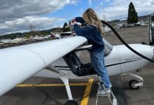 Knowing what kind of fuel your aircraft takes is basic pilot knowledge. [Credit: Meg Godlewski]