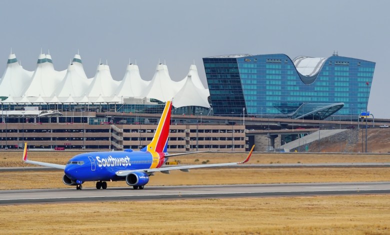 Boeing 737 in Denver