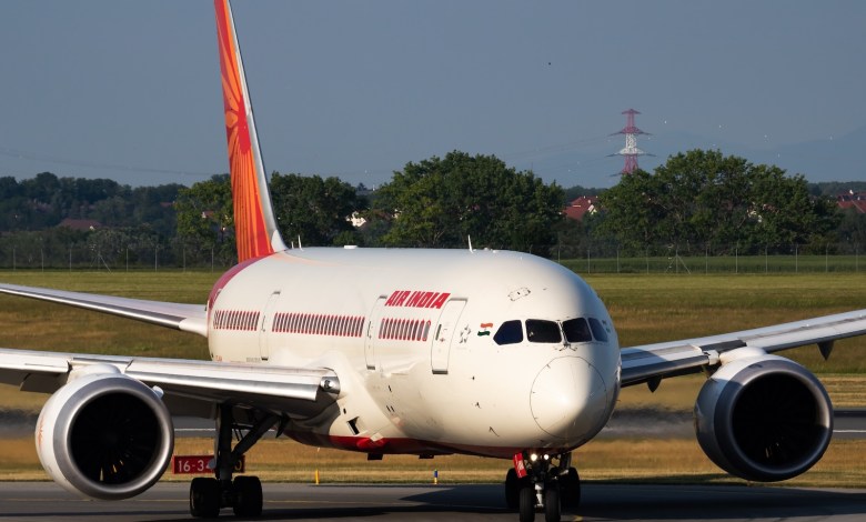 An Air India Boeing 787-8