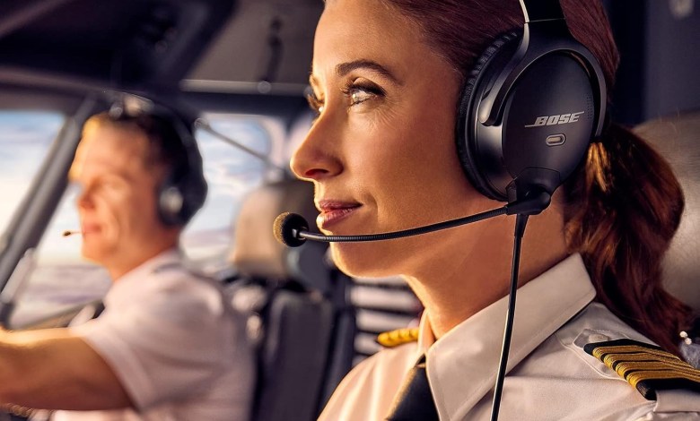 Bose, Lightspeed, and David Clark are among the headset brands popular with airline pilots.