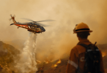 The National Transportation Safety Board is investigating the fatal crash of a Fly Precision firefighting helicopter that went down in Yosemite National Park while battling the Dome Fire. [Credit: Skyryse]