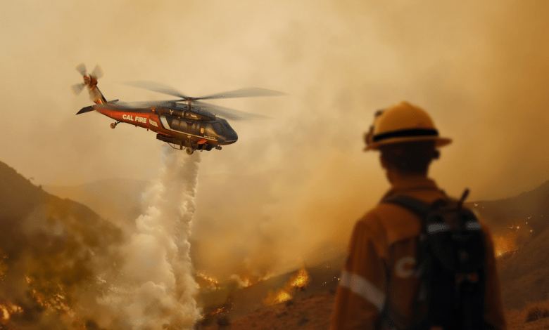 Skyryse Cal Fire SkyOS optionally piloted aerial firefighting helicopter