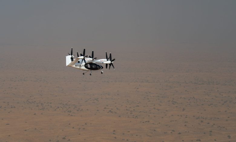 Joby Aviation S4 eVTOL air taxi in Dubai UAE