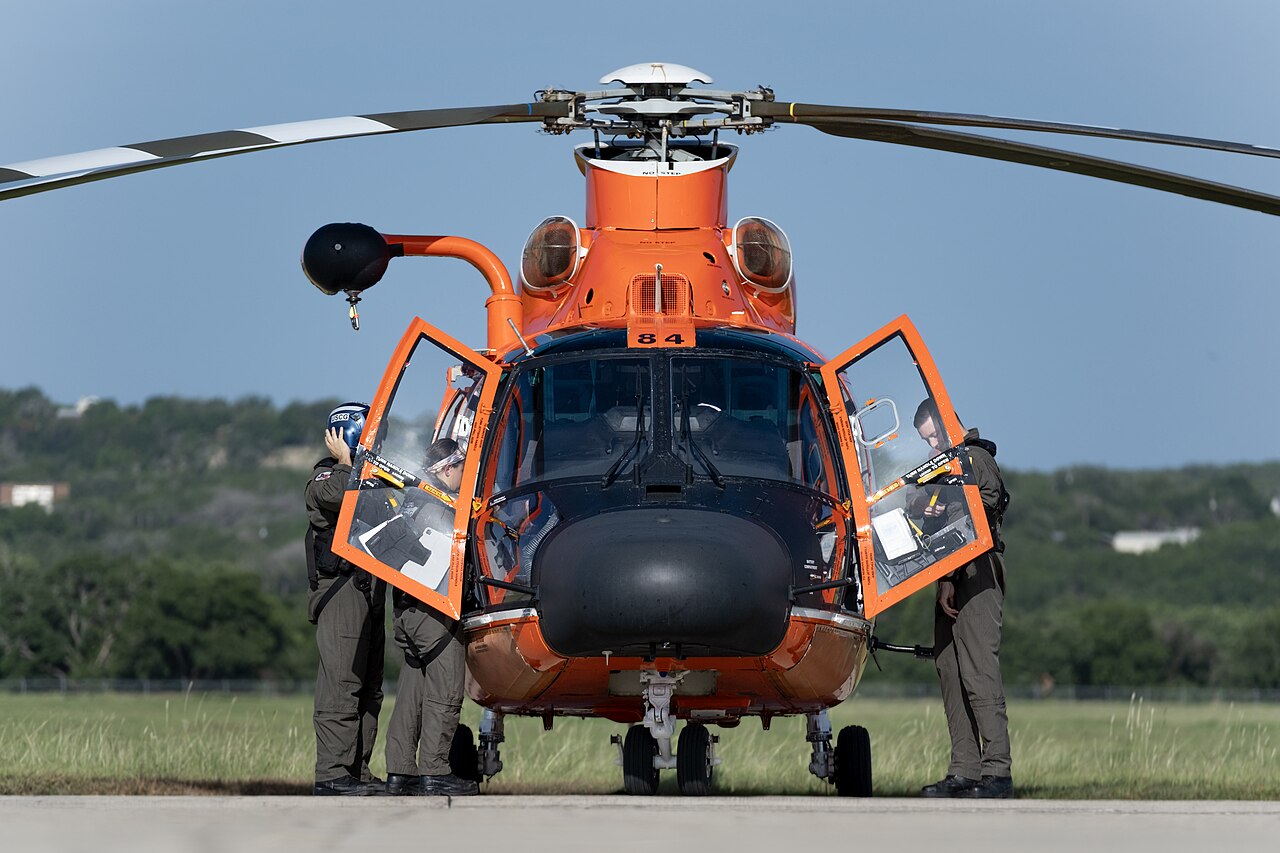 Coast Guard helicopter