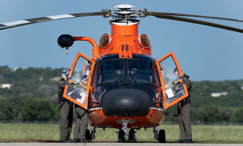 Coast Guard helicopter