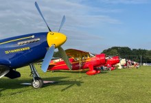 Vintage rows in the morning at EAA AirVenture 2025 [Credit: Meg Godlewski]