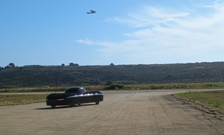 Alef flying car airport flight testing