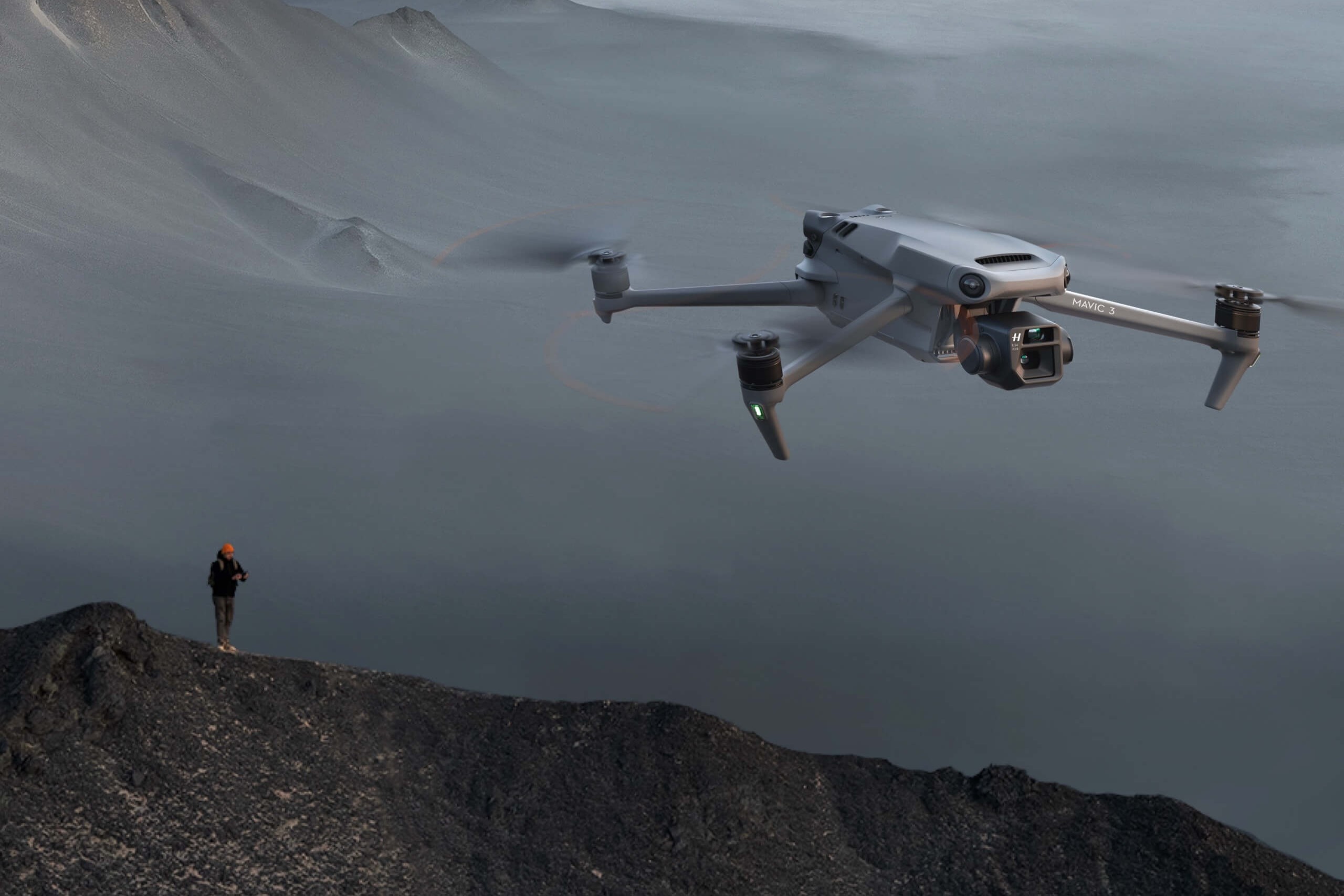 In addition to being one of the best long-range drones, the DJI Mavic 3 also features three cameras.