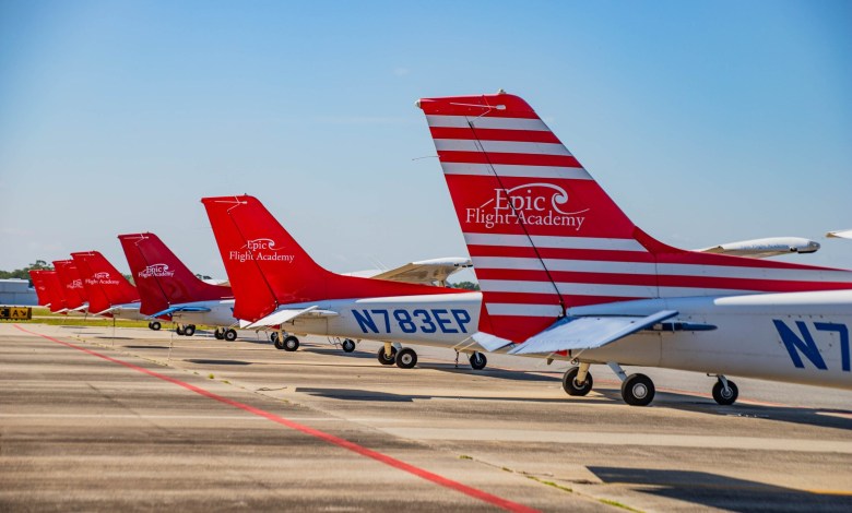 pic Flight Academy, founded in 1999, is the largest Part 141 flight school in the U.S. [Credit: Epic Flight Academy]