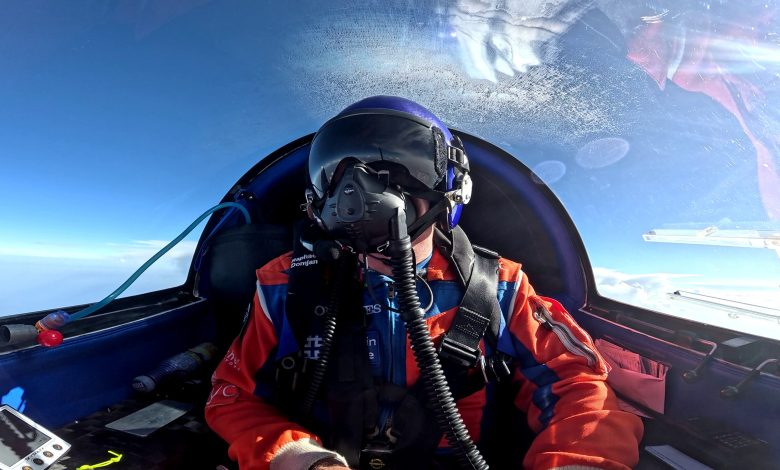 SolarStratos pilot Raphaël Domjan electric solar aircraft altitude record