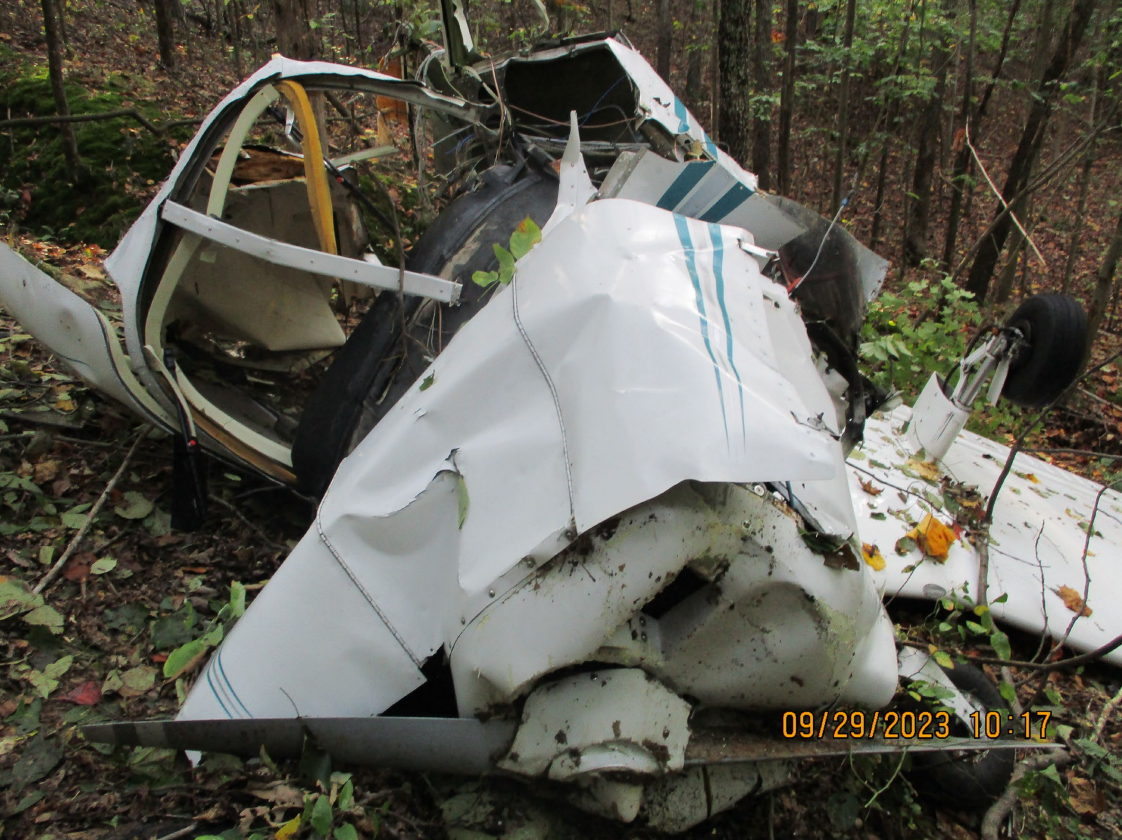 NTSB’s final report on the 2023 fatal crash in Kentucky says the CFI was aware of thunderstorms in the area before the deadly flight. [Credit: NTSB]