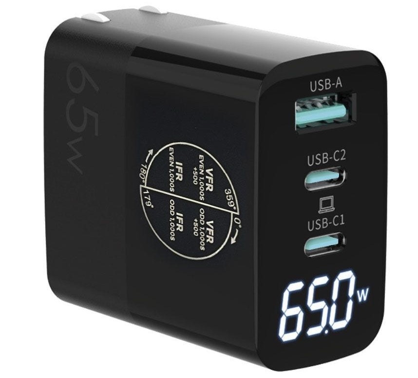 Flight Gear Three Port Smart Charger