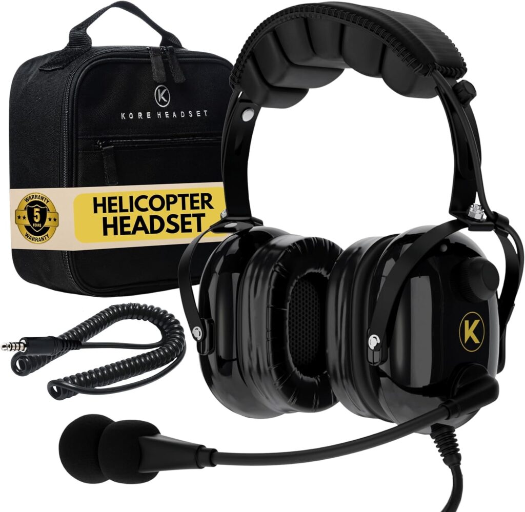 KORE H1 Helicopter Pilot Headset