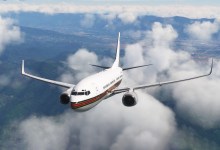 The PMDG 737 Next Generation in the unique Boeing Business Jet model. [CreditL MSFS 2024]