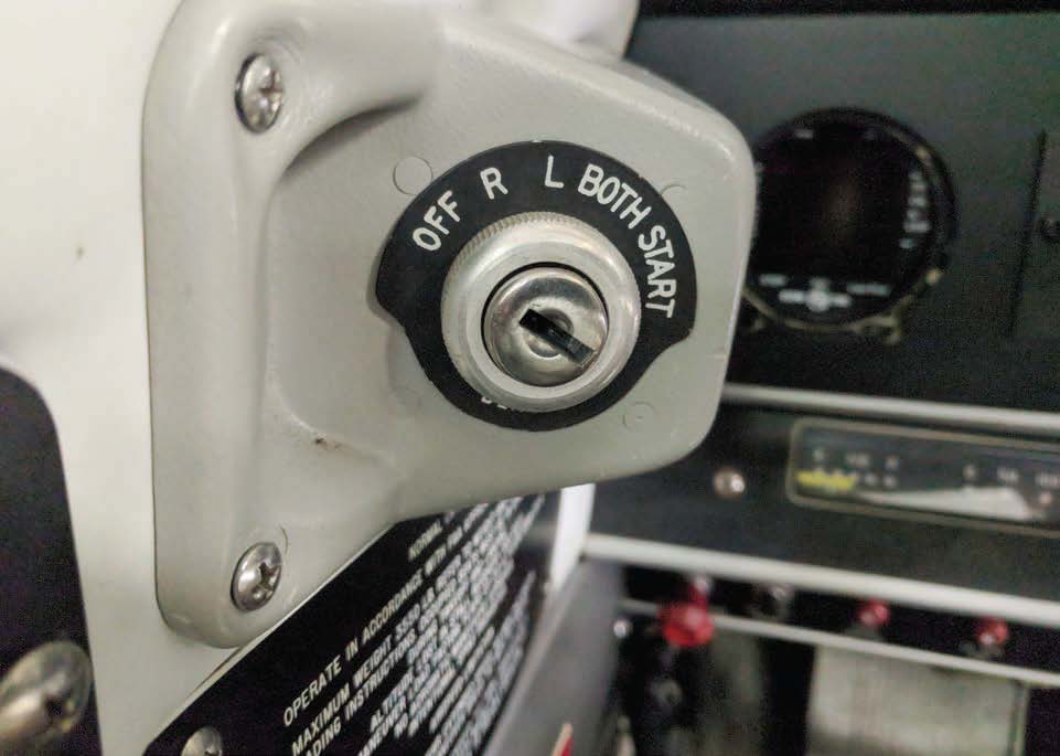 Magneto checks aren’t just for run-ups necessarily. [Credit: Aviation Safety magazine]
