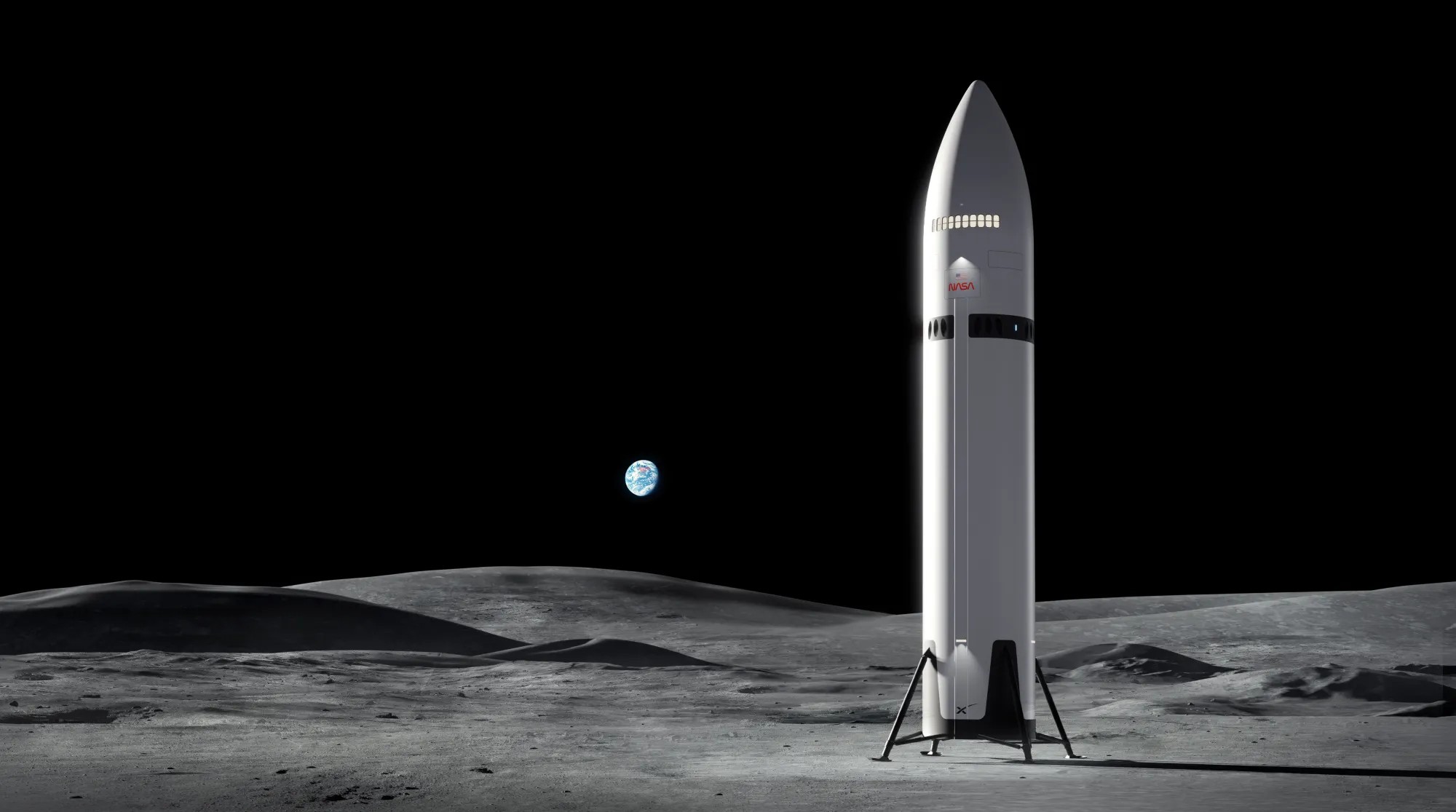 SpaceX Starship human landing system (HLS)