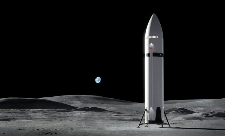 SpaceX Starship human landing system (HLS)
