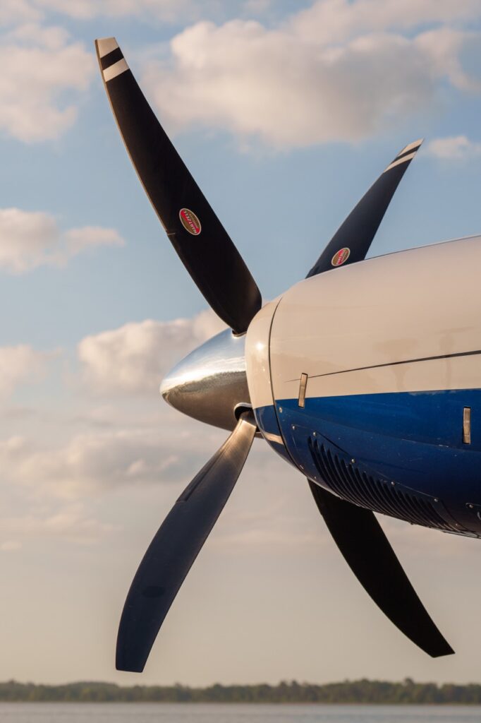 Close-up look at the Wipaire/Hartzell Yukon propeller [Courtesy: Wipaire]