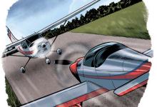 Be especially vigilant on runways you are most comfortable with. [Illustration: Joel Kimmel]