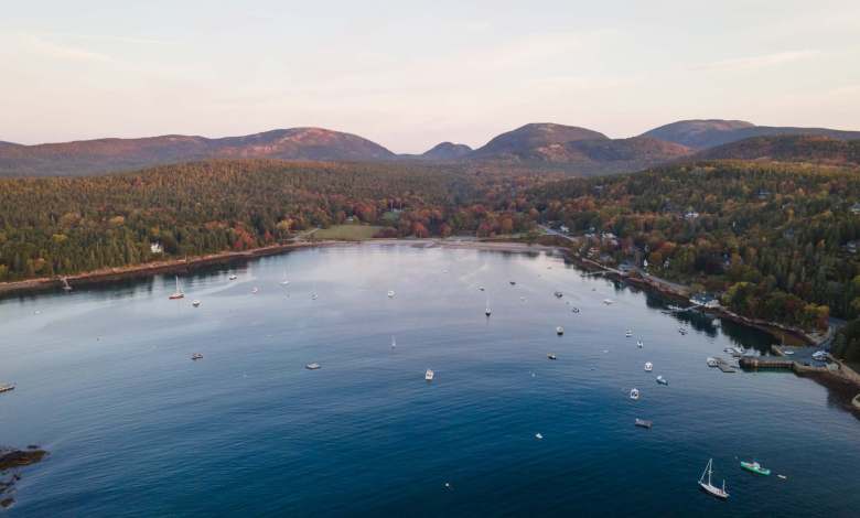 About one-third of the town of Bar Harbor, Maine's 63 square miles is water. [Adobe Stock]