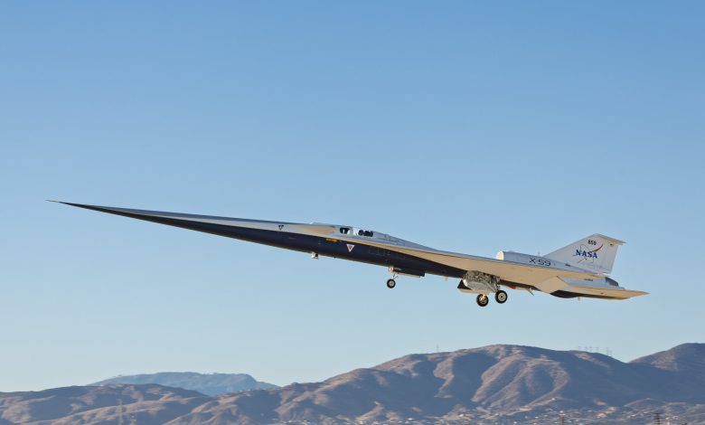 NASA Lockheed Martin supersonic X-59 demonstrator