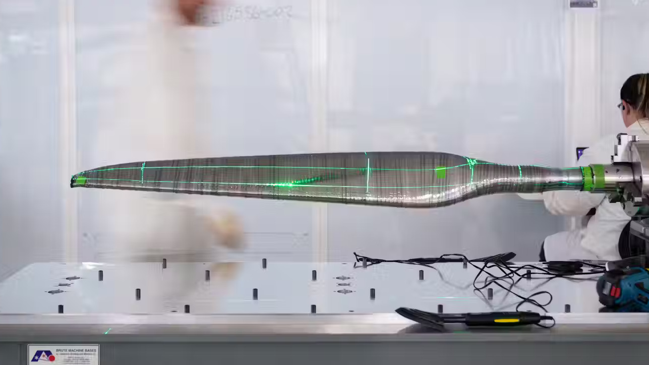 Joby electric air taxi propeller blade