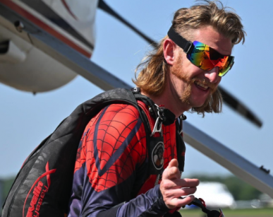 Skydiving instructor Justin Fuller was killed in a tandem jump attempt accident. [Credit: Facebook]