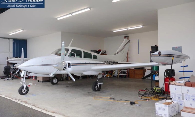 Cessna's 310 is a practical long-distance traveler. [Credit: Seitz Aviation]