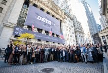 Beta Technologies at the New York Stock Exchange opening bell