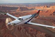 Flying over the red rock country in Moab, Utah [Credit: Jessica Ambats]