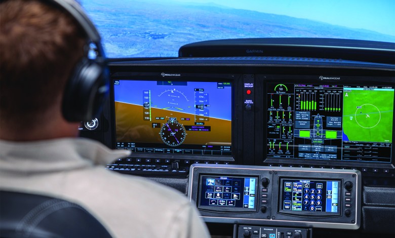 RealSimGear’s replica of the Cirrus Perspective Touch+ system [Credit: RealSimGear]