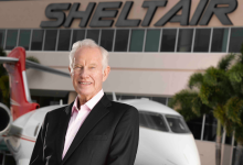 Sheltair, the largest privately owned FBO chain, is now offering aviation scholarships in memory of founder Jerry Holland, who died in 2025. [Credit: Sheltair]