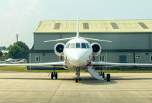 Business jet ready to board [Credit: Shutterstock]