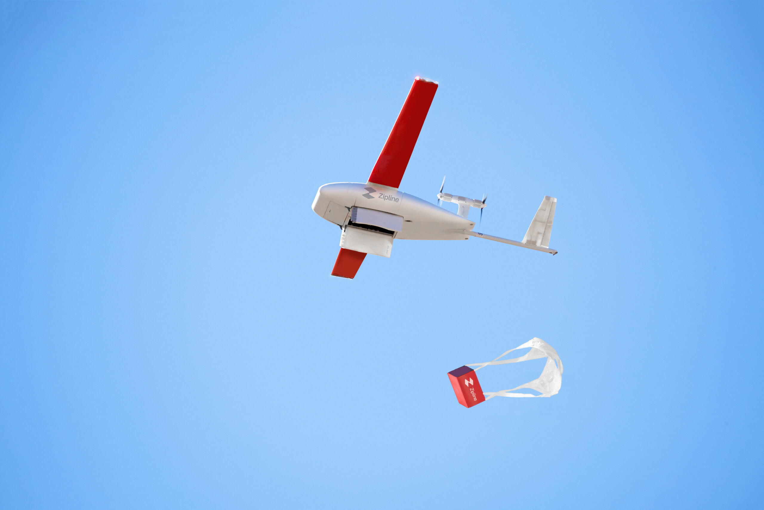 Zipline delivery drone