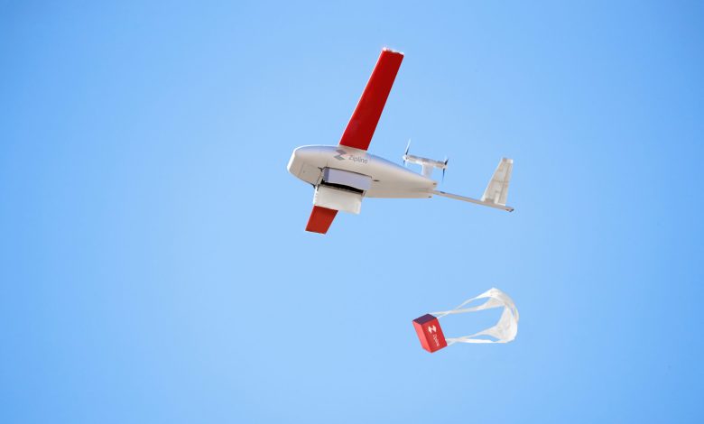 Zipline delivery drone