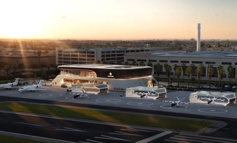 Archer Aviation planned air taxi hub at Hawthorne Airport in California