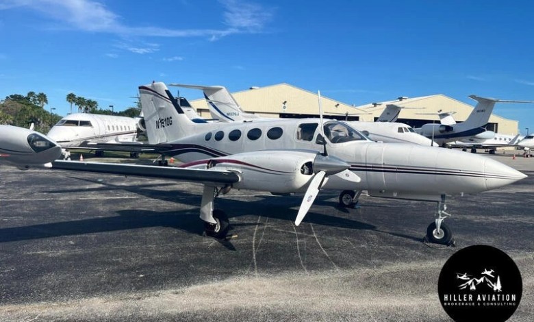 1974 Cessna 421B Golden Eagle [Credit: Hiller Aviation]