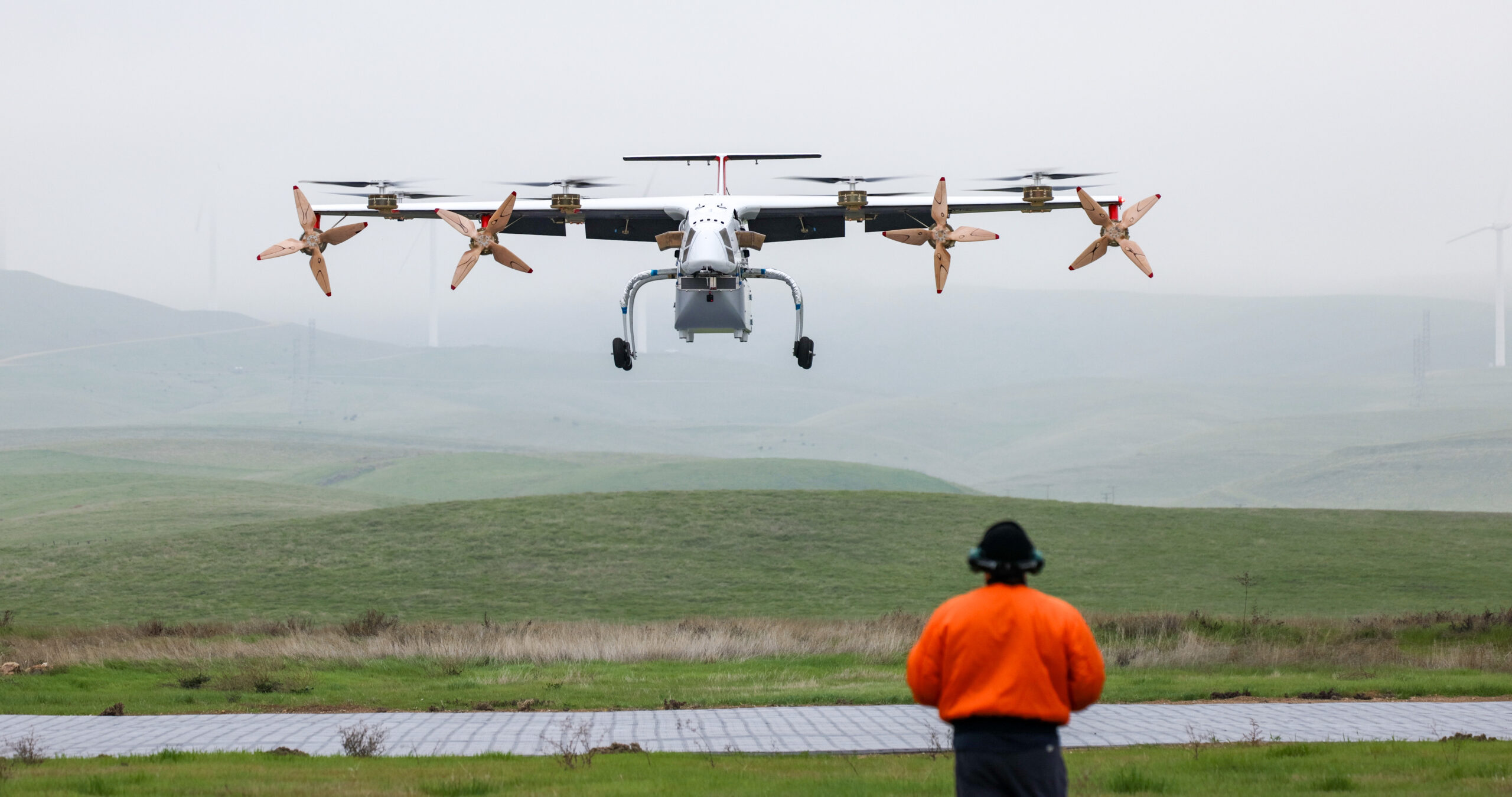 Elroy Air Chaparral C-1 full-scale autonomous cargo drone prototype in flight
