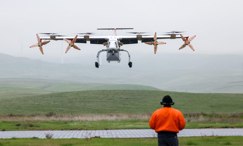 Elroy Air Chaparral C-1 full-scale autonomous cargo drone prototype in flight